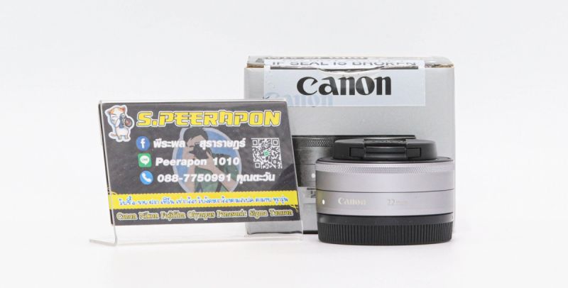 Canon EF-M 22mm F/2 STM [ประกันร้านเหลือถึง 21 เม.ย. 66]