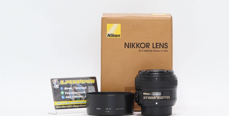 Nikon 50mm F/1.8G อดีตประกันศูนย์ [รับประกัน 1 เดือน]
