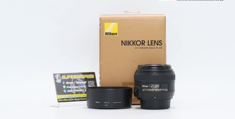 Nikon AF-S 50mm F/1.4G อดีตประกันศูนย์ [รับประกัน 1 เดือน]