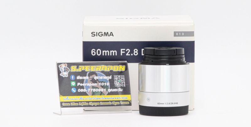 Sigma 60mm F/2.8 DN Art for Sony อดีตประกันศูนย์ [รับประกัน 1 เดือน]