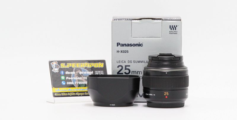 Panasonic LEICA DG SUMMILUX 25mm F/1.4 ASPH อดีตประกันศูนย์ [รับประกัน 1 เดือน]