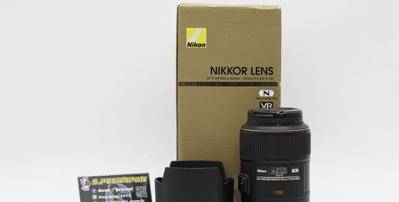 Nikon AF-S 105mm F/2.8G VR IF-ED อดีตประกันศูนย์ [รับประกัน 1 เดือน]