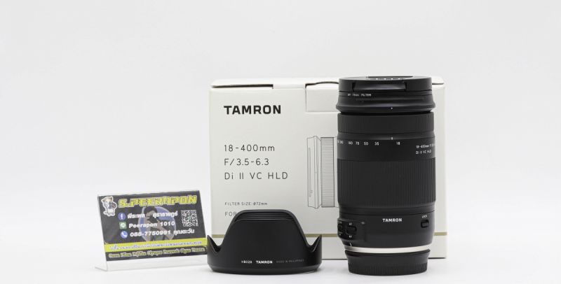 Tamron 18-400 F/3.5-6.3 Di II VC HLD For Canon [รับประกัน 1 เดือน]
