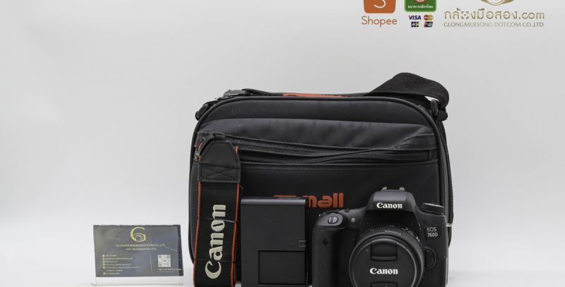 Canon EOS 760D+18-55mm STM [รับประกัน 1 เดือน]