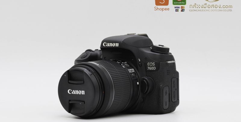 Canon EOS 760D+18-55mm STM [รับประกัน 1 เดือน]