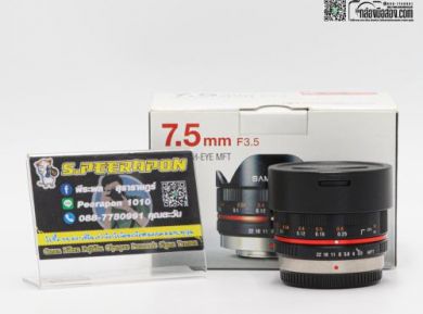 กล้องมือสองSamyang 7.5mm F/3.5 UMC Fisheye MFT Lens For Olympus [รับประกัน 1 เดือน By Cameradotcom]