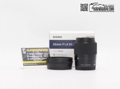กล้องมือสองSigma 30mm F/1.4 DC DN C For Sony อดีตประกันศูนย์ [รับประกัน 1 เดือน]