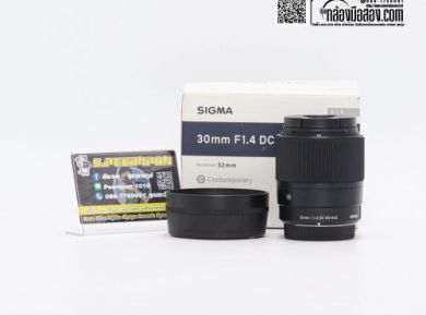 กล้องมือสองSigma 30mm F/1.4 DC DN C For Olympus , Panasonic อดีตประกันศูนย์ [รับประกัน 1 เดือน]