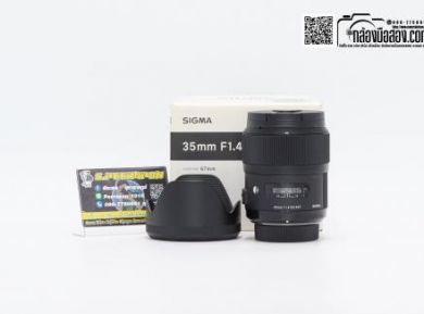 กล้องมือสองSigma 35mm F/1.4 DG HSM (Art) for Nikon อดีตประกันศูนย์ [รับประกัน 1 เดือน]