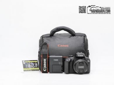 กล้องมือสองCanon EOS 3000D+YN50mm F/1.8 [รับประกัน 1 เดือน]