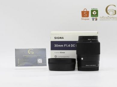 กล้องมือสองSigma 30mm F/1.4 DC DN For Sony อดีตประกันศูนย์ [รับประกัน 1 เดือน]